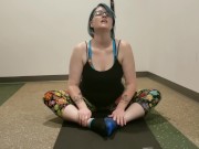 Seattle Ganja Goddess has a public workout at the gym for her ass shower