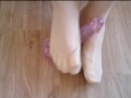 Heisse Post: FootJob (Dildo Spiel)