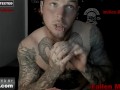 tatted tongue deep pussy flesh licking
