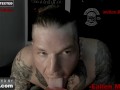 tatted tongue deep pussy flesh licking