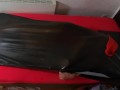 Rubberdoll get in Vacbed with gloves