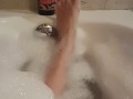 piedi e schiuma