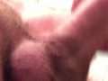 Cock, balls and taint twitching and throbbing while cumming