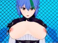 High School DxD - Xenovia Quarta Gives Titty Fuck After Caught Masturbating