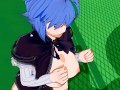 High School DxD - Xenovia Quarta Gives Titty Fuck After Caught Masturbating