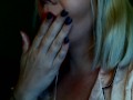 Poppy Daniels Red Lips Sucking on your cock