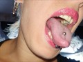 Mouth, tongue and teeth fetish I - Short