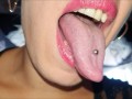 Mouth, tongue and teeth fetish I - Short