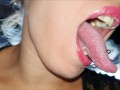 Mouth, tongue and teeth fetish I - Short