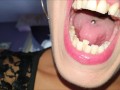Mouth, tongue and teeth fetish I - Short
