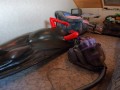 Vakuumbett mit Handschuhen und aufblasbaren Mundknebel