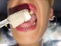 Mouth, tongue and teeth fetish II - Short