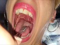 Mouth, tongue and teeth fetish II - Short