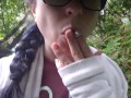 ASMR Smoking Fetish Down By The Creek