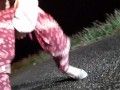Night Time Road Piss