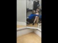 POV Public Blowjob Cumshot in Changing Room from 2 Angles