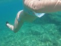 Curvy Pale Redhead Risky Public Beach Handjob Cum | Big Tits Ginger Amateur