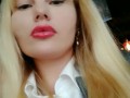 Horny luxury office blonde, lunch at a public cafe, craving showing pussy