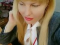 Horny luxury office blonde, lunch at a public cafe, craving showing pussy