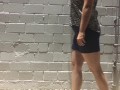 Risky pee in Public - german amateure - Theodora Einhorn