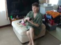 Sexy Make Up I do Juuuust For Ya!!! :-*...NO UNDERWEAR! Wearing men's shirt