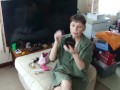 Sexy Make Up I do Juuuust For Ya!!! :-*...NO UNDERWEAR! Wearing men's shirt