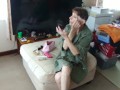 Sexy Make Up I do Juuuust For Ya!!! :-*...NO UNDERWEAR! Wearing men's shirt