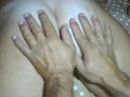 Man make to woman asshole massage, until she has orgasm. (close up)