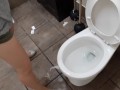 Hardware Store Piss with panty sniff