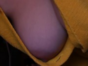 Mi  grandes tetas naturales sin sujetador