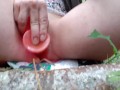 THANK YOU FOR 2 MILLION VIEWS! Close up Masturbation in the woods. :D