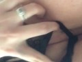 Crotchless Thong and Bra Tease