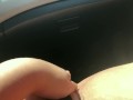 PUBLIC SQUIRTING ALL OVER DASHBOARD ON BUSY STREET