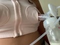 Pumping Small Milky Boobs