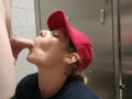 Heaher Kane grabs a Creampie in Public Casino Bathroom