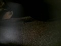 Rubbing clit sitting on couch