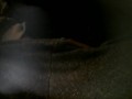 Rubbing clit sitting on couch