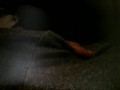 Rubbing clit sitting on couch