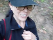 Public Trail Piss In Broad Daylight