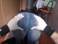 Butt spanking POV