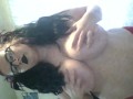 Fat Goth Girl Striptease