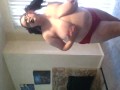 Fat Goth Girl Striptease