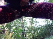 Desperate Public Pants Wetting On The Main Path