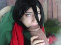 Mikasa Ackerman Titan Cock Ahegao TEASER XL Mr Hankeys Toys Cody Cachet