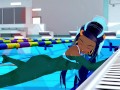 POKEMON Nessa Inside pool 3d hentai