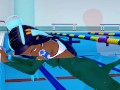 POKEMON Nessa Inside pool 3d hentai