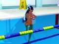 POKEMON Nessa Inside pool 3d hentai