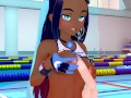 POKEMON Nessa Inside pool 3d hentai