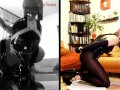 Latex mask sloppy ring gag deepthroat-INTRO
