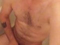 Busting a quick one in the shower